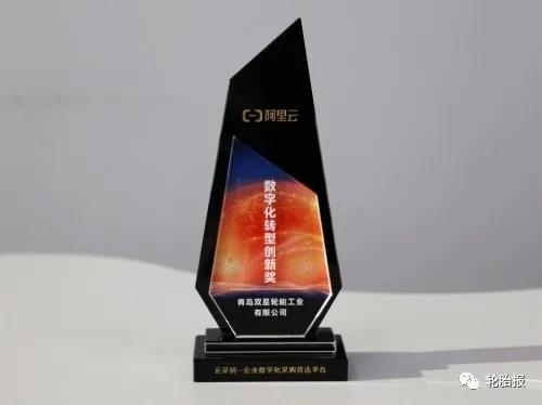 双星轮胎荣获阿里巴巴云采销平台“数字化转型创新奖” 双星轮胎荣获阿里巴巴云采销平台“数字化转型创新奖”